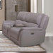 GORGIUS Power Loveseat, Light Gray - Casa Morelos / Coahuila Furniture (Oklahoma City, OK)