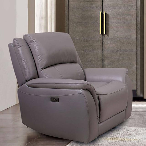 GORGIUS Power Recliner, Light Gray - Casa Morelos / Coahuila Furniture (Oklahoma City, OK)