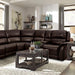 GORGIUS Power Sectional, Espresso - Casa Morelos / Coahuila Furniture (Oklahoma City, OK)