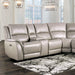 GORGIUS Power Sectional, Light Gray - Casa Morelos / Coahuila Furniture (Oklahoma City, OK)