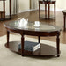 Granvia Dark Cherry Coffee Table - Casa Morelos / Coahuila Furniture (Oklahoma City, OK)