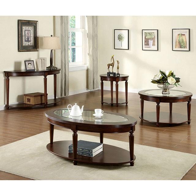Granvia Dark Cherry Coffee Table - Casa Morelos / Coahuila Furniture (Oklahoma City, OK)