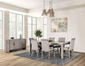 Gristalt 9 Pc Dining Table Set - Casa Morelos / Coahuila Furniture (Oklahoma City, OK)