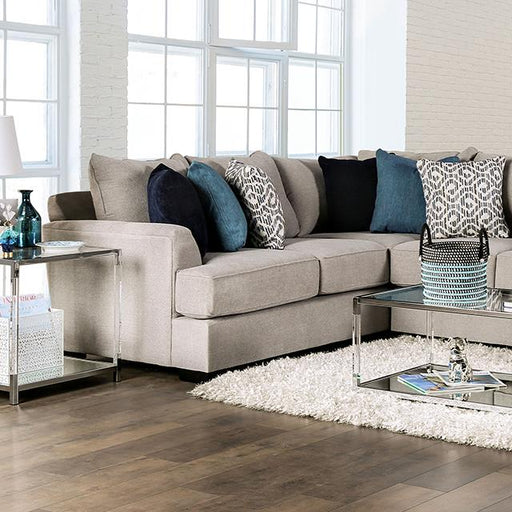 GUNNERSBURY Sectional, Gray - Casa Morelos / Coahuila Furniture (Oklahoma City, OK)
