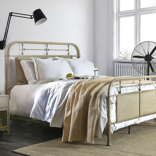 Haldus Bed Ivory, Red & White - Casa Morelos / Coahuila Furniture (Oklahoma City, OK)