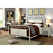 Haldus Cal.King, E.King, & Twin Bed White, Ivory, & Red - Casa Morelos / Coahuila Furniture (Oklahoma City, OK)