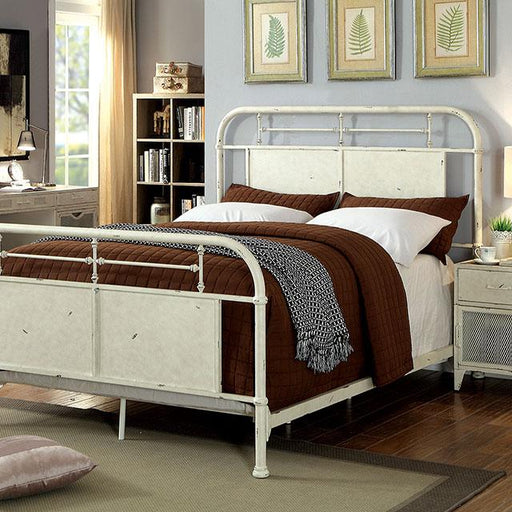 Haldus Cal.King, E.King, & Twin Bed White, Ivory, & Red - Casa Morelos / Coahuila Furniture (Oklahoma City, OK)