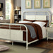 Haldus Bed Ivory, Red & White - Casa Morelos / Coahuila Furniture (Oklahoma City, OK)