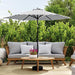 Halo Round Tilting Umbrella - Casa Morelos / Coahuila Furniture (Oklahoma City, OK)
