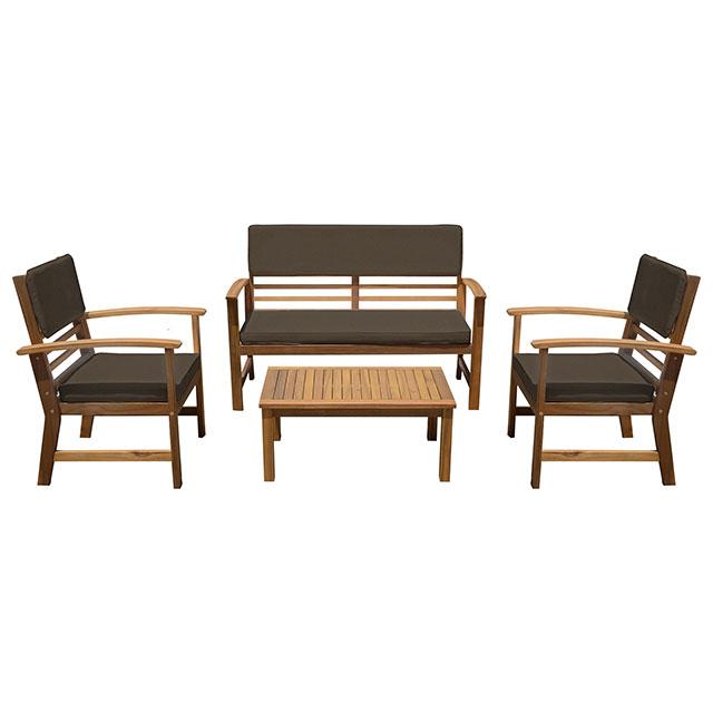 Hana 4 Pc. Patio Set - Casa Morelos / Coahuila Furniture (Oklahoma City, OK)