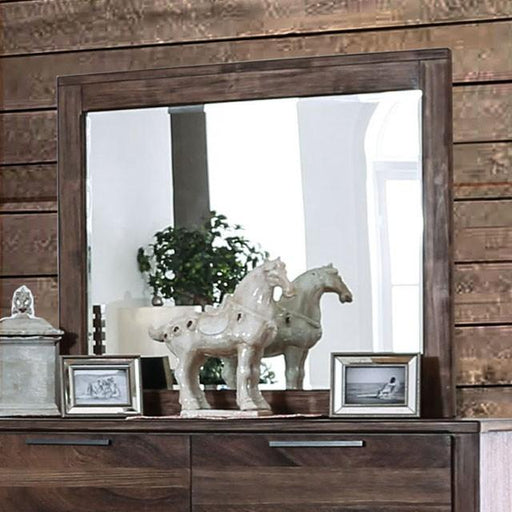 Hankinson Rustic Natural Tone Mirror - Casa Morelos / Coahuila Furniture (Oklahoma City, OK)