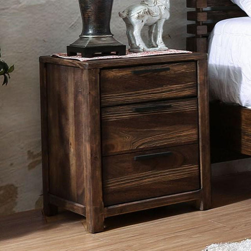 Hankinson Rustic Natural Tone Night Stand - Casa Morelos / Coahuila Furniture (Oklahoma City, OK)