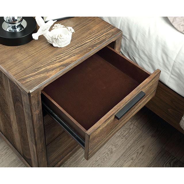 Hankinson Rustic Natural Tone Night Stand - Casa Morelos / Coahuila Furniture (Oklahoma City, OK)