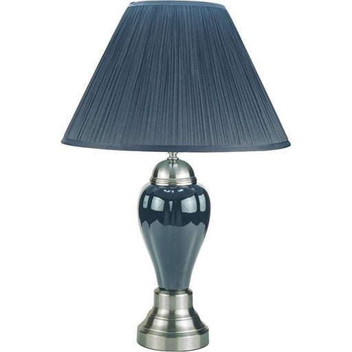 Hanna Gray 27"H Grey Table Lamp - Casa Morelos / Coahuila Furniture (Oklahoma City, OK)