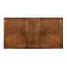 HARRISBURG Vintage White/Dark Oak Dining Table w/ 18" Butterfly Leaf - Casa Morelos / Coahuila Furniture (Oklahoma City, OK)