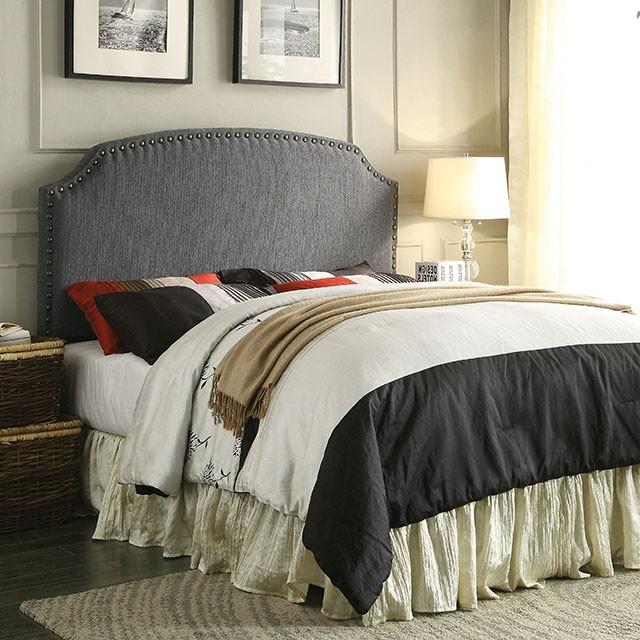 HASSELT King Size H/B, Gray -K/D Leg - Casa Morelos / Coahuila Furniture (Oklahoma City, OK)