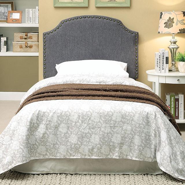 HASSELT King Size H/B, Gray -K/D Leg - Casa Morelos / Coahuila Furniture (Oklahoma City, OK)