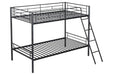 Hector Twin/Twin Metal Bunkbed - Casa Morelos / Coahuila Furniture (Oklahoma City, OK)