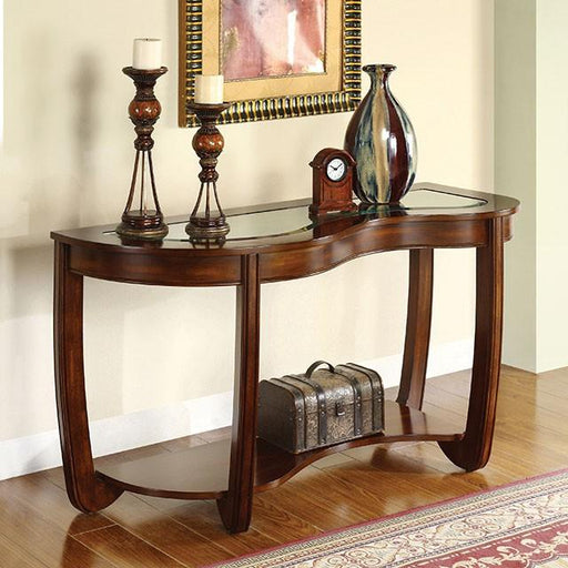 Crystal Falls Dark Cherry Sofa Table - Casa Morelos / Coahuila Furniture (Oklahoma City, OK)