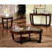 Crystal Falls Dark Cherry Coffee Table - Casa Morelos / Coahuila Furniture (Oklahoma City, OK)