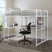 Cybill Full Loft Bed White, Silver, & Black - Casa Morelos / Coahuila Furniture (Oklahoma City, OK)