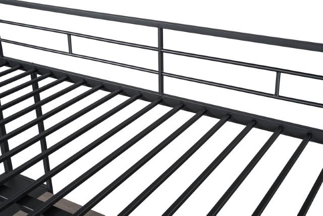 Cybill Full Loft Bed White, Silver, & Black - Casa Morelos / Coahuila Furniture (Oklahoma City, OK)