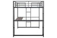 Cybill Full Loft Bed White, Silver, & Black - Casa Morelos / Coahuila Furniture (Oklahoma City, OK)