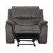 HENRICUS Glider Recliner, Dark Gray - Casa Morelos / Coahuila Furniture (Oklahoma City, OK)
