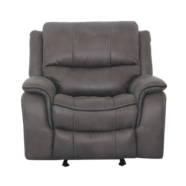HENRICUS Glider Recliner, Dark Gray - Casa Morelos / Coahuila Furniture (Oklahoma City, OK)