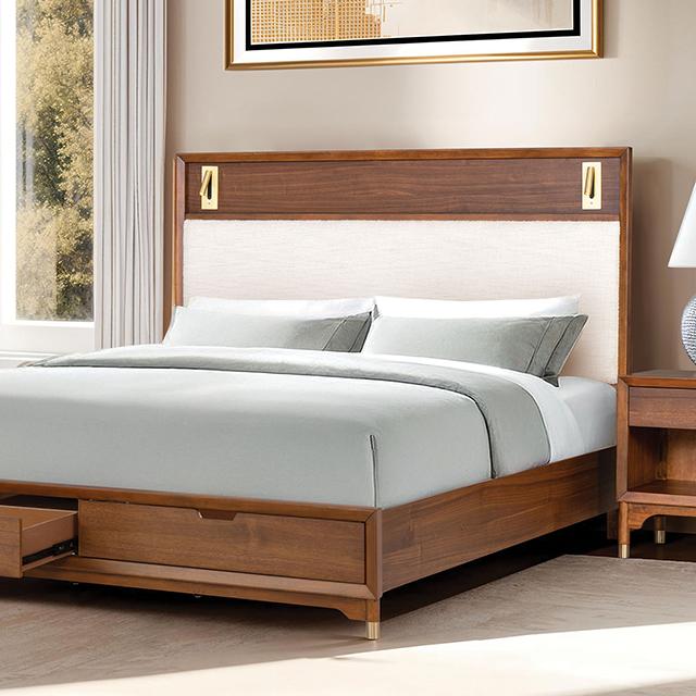 Hepburne E.King & Queen Bed With Storage & Without Storage - Casa Morelos / Coahuila Furniture (Oklahoma City, OK)