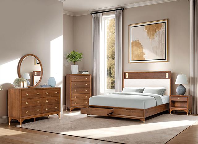 Hepburne E.King & Queen Bed With Storage & Without Storage - Casa Morelos / Coahuila Furniture (Oklahoma City, OK)