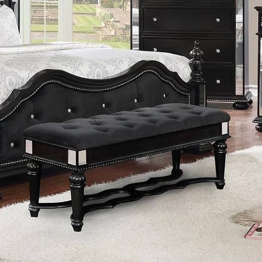 Azha Black Bench - Casa Morelos / Coahuila Furniture (Oklahoma City, OK)