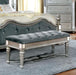 Azha Silver/Gray Bench - Casa Morelos / Coahuila Furniture (Oklahoma City, OK)