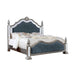 Azha Silver/Gray Cal.King & Queen Bed - Casa Morelos / Coahuila Furniture (Oklahoma City, OK)