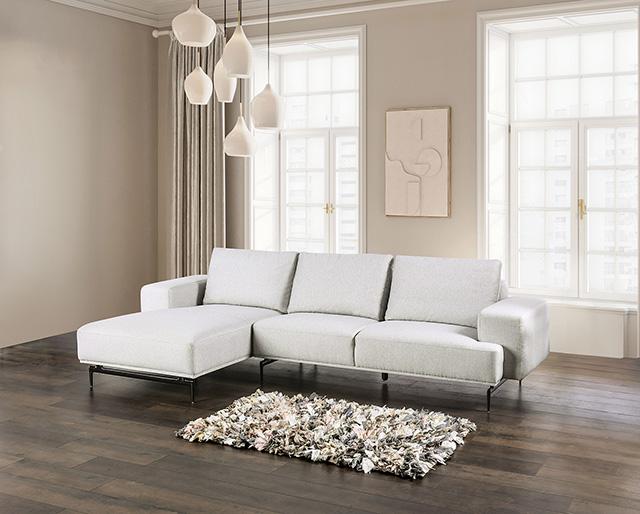 Baerum Sectional, Left & Right Chaise Beige & Gray - Casa Morelos / Coahuila Furniture (Oklahoma City, OK)