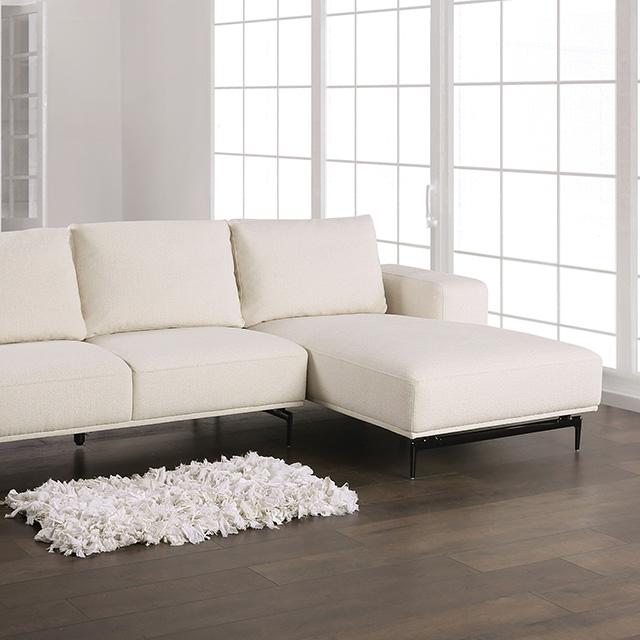 Baerum Sectional, Left & Right Chaise Beige & Gray - Casa Morelos / Coahuila Furniture (Oklahoma City, OK)