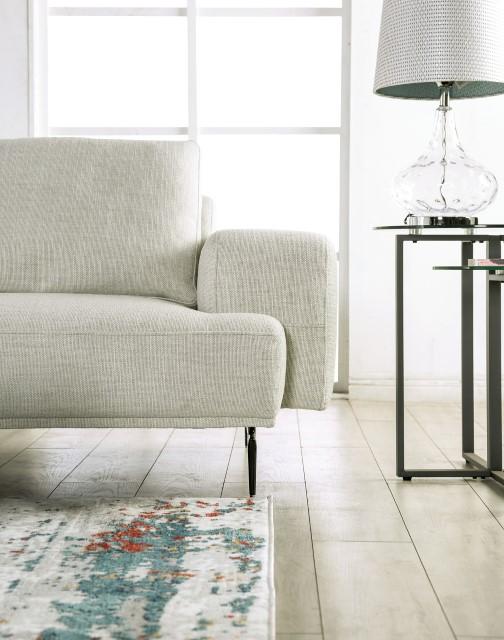 Baerum Sectional, Left & Right Chaise Beige & Gray - Casa Morelos / Coahuila Furniture (Oklahoma City, OK)