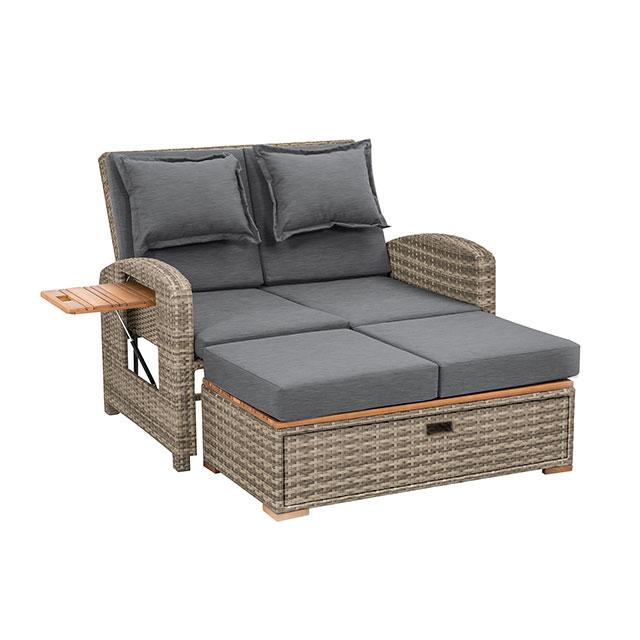Bahia Tobago Reclining Chaise Lounge Brown & Gray - Casa Morelos / Coahuila Furniture (Oklahoma City, OK)