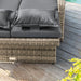 Bahia Tobago Reclining Chaise Lounge Brown & Gray - Casa Morelos / Coahuila Furniture (Oklahoma City, OK)