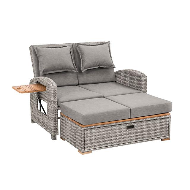 Bahia Tobago Reclining Chaise Lounge Brown & Gray - Casa Morelos / Coahuila Furniture (Oklahoma City, OK)