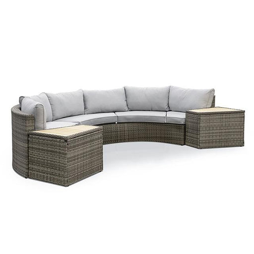 Barbuda 6 Pc. Sectional Sofa w/ 2 End Tables - Casa Morelos / Coahuila Furniture (Oklahoma City, OK)