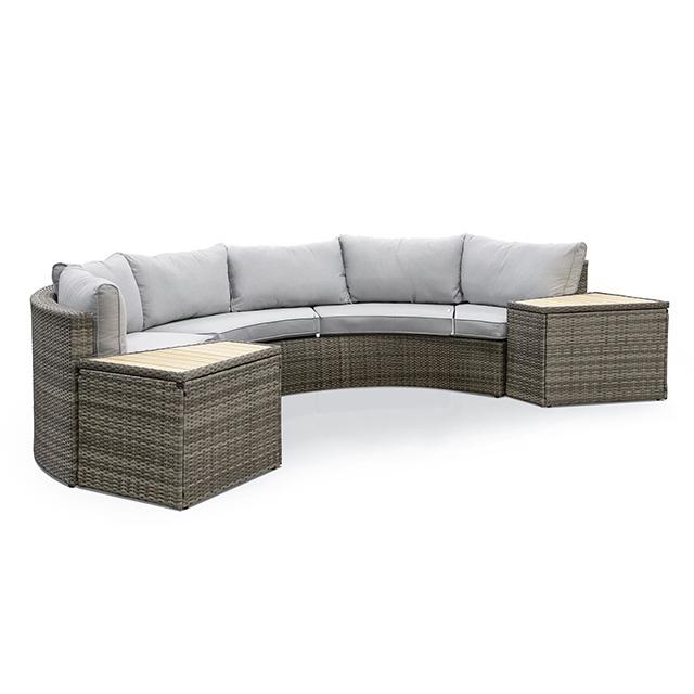 Barbuda 6 Pc. Sectional Sofa w/ 2 End Tables - Casa Morelos / Coahuila Furniture (Oklahoma City, OK)