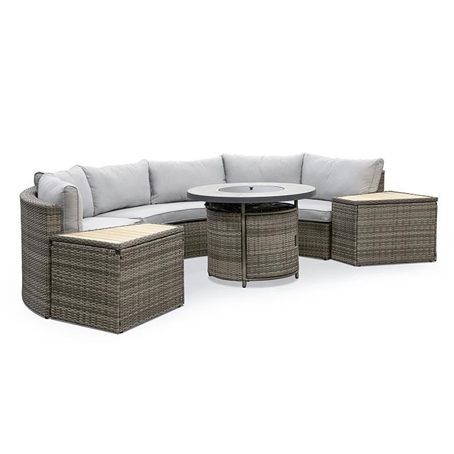 Barbuda Fire Pit Table - Casa Morelos / Coahuila Furniture (Oklahoma City, OK)