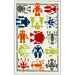 BARON 5' X 8', Area Rug, Robots, Multi/Ivory - Casa Morelos / Coahuila Furniture (Oklahoma City, OK)