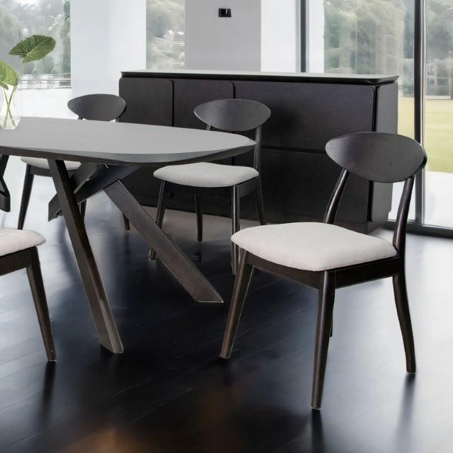 Beale Dining Chair (2/CTN) Natural, Brown, & Beige - Casa Morelos / Coahuila Furniture (Oklahoma City, OK)