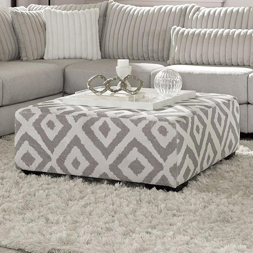HERMISTON Ottoman, Gray - Casa Morelos / Coahuila Furniture (Oklahoma City, OK)