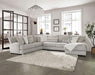 HERMISTON Sectional, Gray - Casa Morelos / Coahuila Furniture (Oklahoma City, OK)