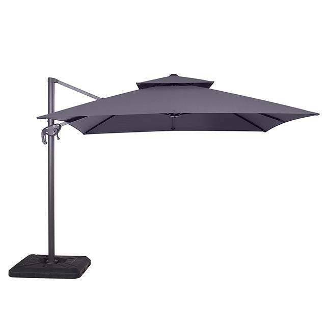 Hero 10 Ft Square Umbrella w/ Double Top + 37" Large Base - Casa Morelos / Coahuila Furniture (Oklahoma City, OK)