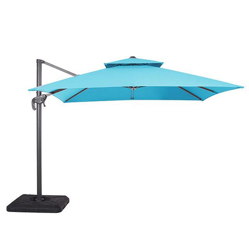 Hero 10 Ft Square Umbrella w/ Double Top + 37" Large Base - Casa Morelos / Coahuila Furniture (Oklahoma City, OK)