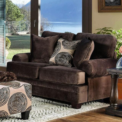 Bonaventura Brown Love Seat - Casa Morelos / Coahuila Furniture (Oklahoma City, OK)